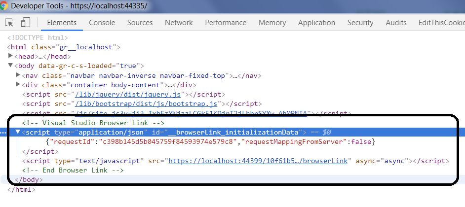 Browser Link in .Net Core: A nice example of SignalR – Neel Bhatt